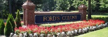 Ford's Colony Entrance Sign