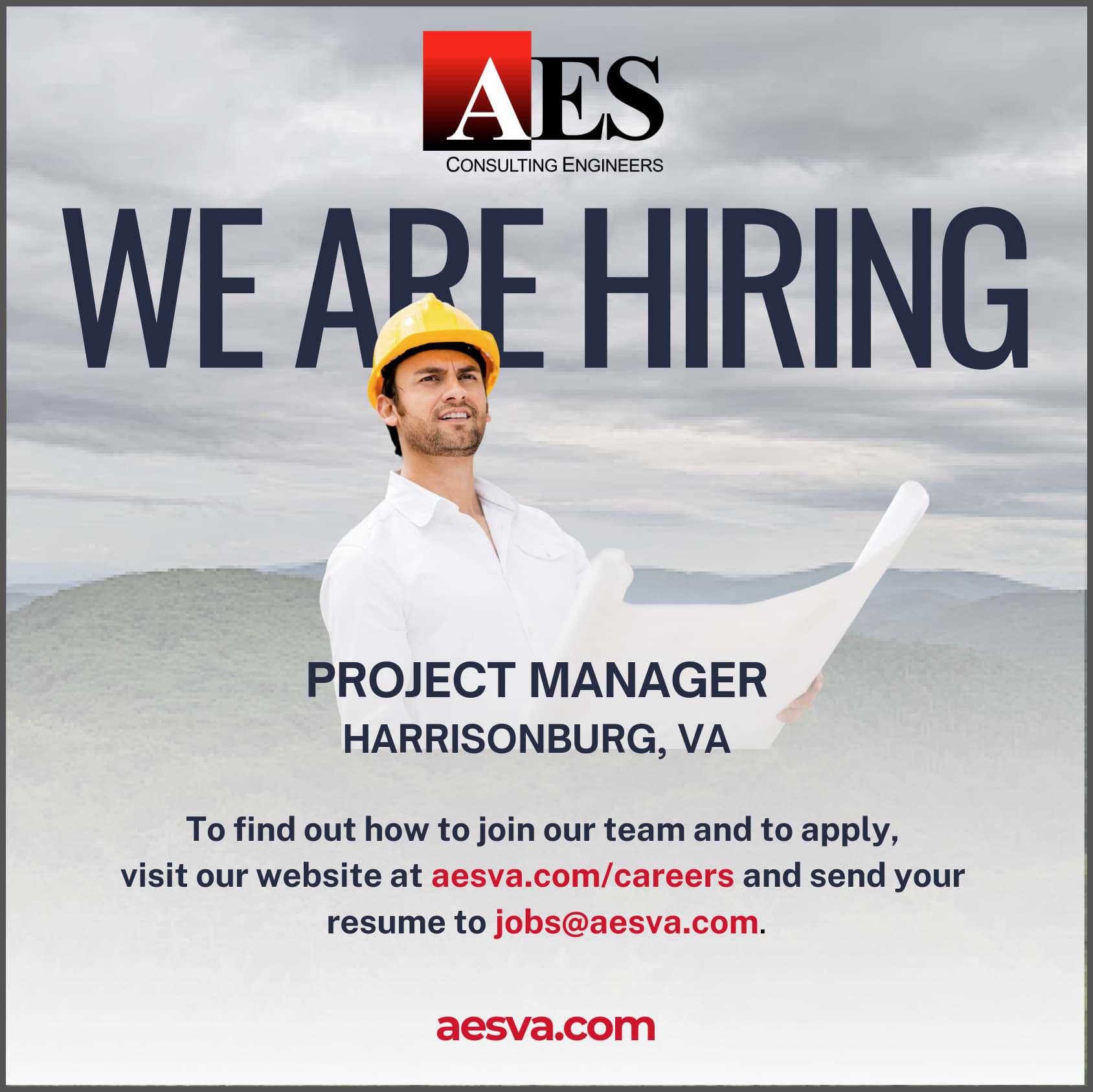We're Hiring a Project Manager - AES